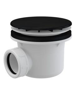 Zuhanyszifon lux - fekete-matt d 90