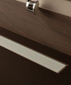 CONFLUO Frameless line Fehér-üveg zuhanyfolyóka
