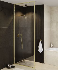 ICON Gold mennyezethez rögzíthető walk-in zuhanyfal