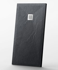 Nadin black szögletes zuhanytálca