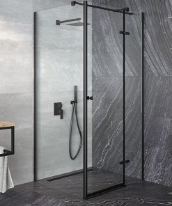 PIXA BLACK 90x90 szögletes zuhanykabin