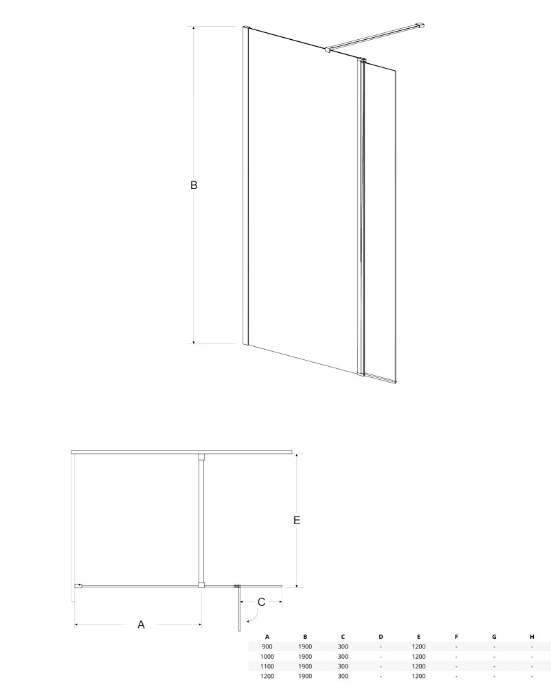 eco-n-black-walk-in-zuhanyfal-meret