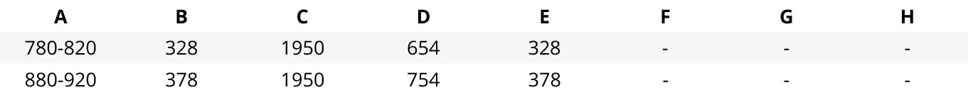 sinco-due-zuhanyajto-meret-tabla-2